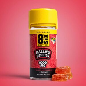 Halle’s Berries Strawberry THC-P Gummies - 1000mg Houston Edibles