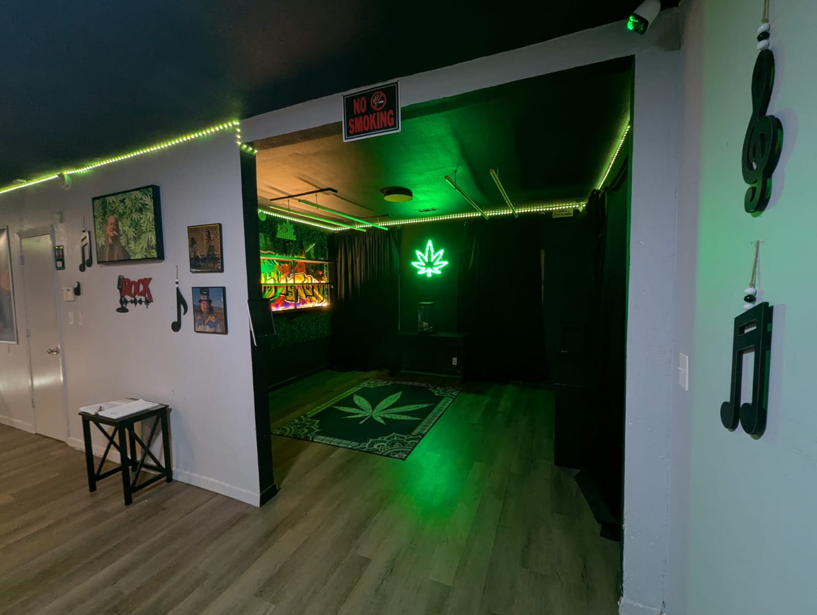 Inside Singing Kush Cannabis Dispensary in Houston Heights