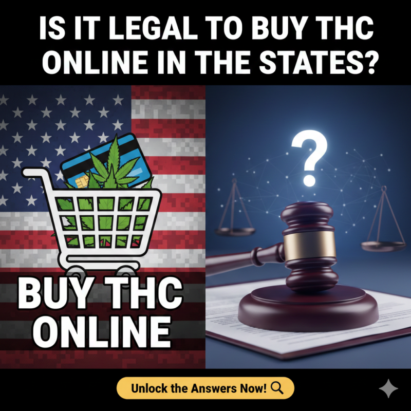 Is It Legal to Buy THC Online in the United States